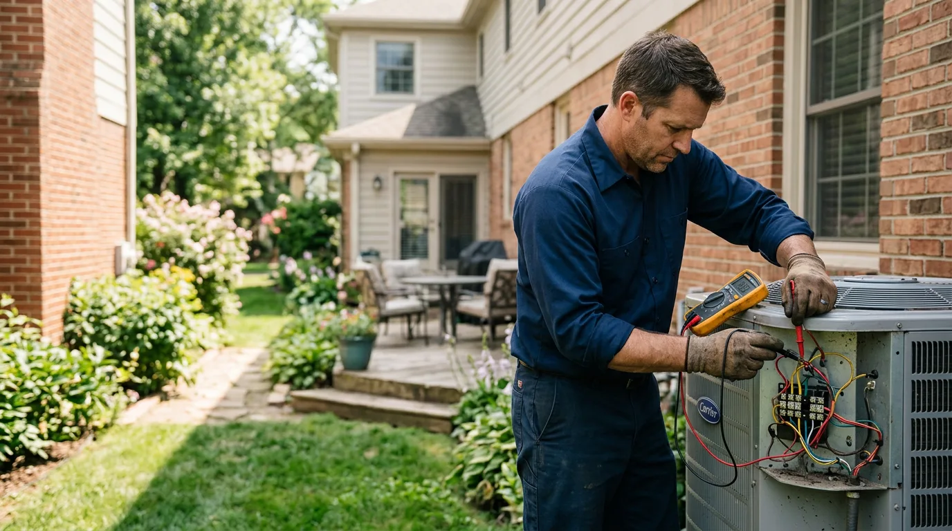 HVAC technician working near Bim, WV